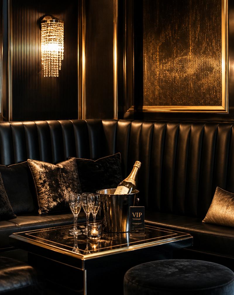 Reservado VIP con champán y atención personalizada